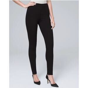 WHBM Body Comfort Ponte Black Pants Size 2